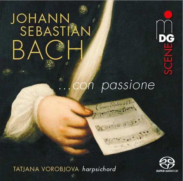 Johann Sebastian Bach: Cembalowerke „…con passione“ auf Super Audio CD – Vorderseite